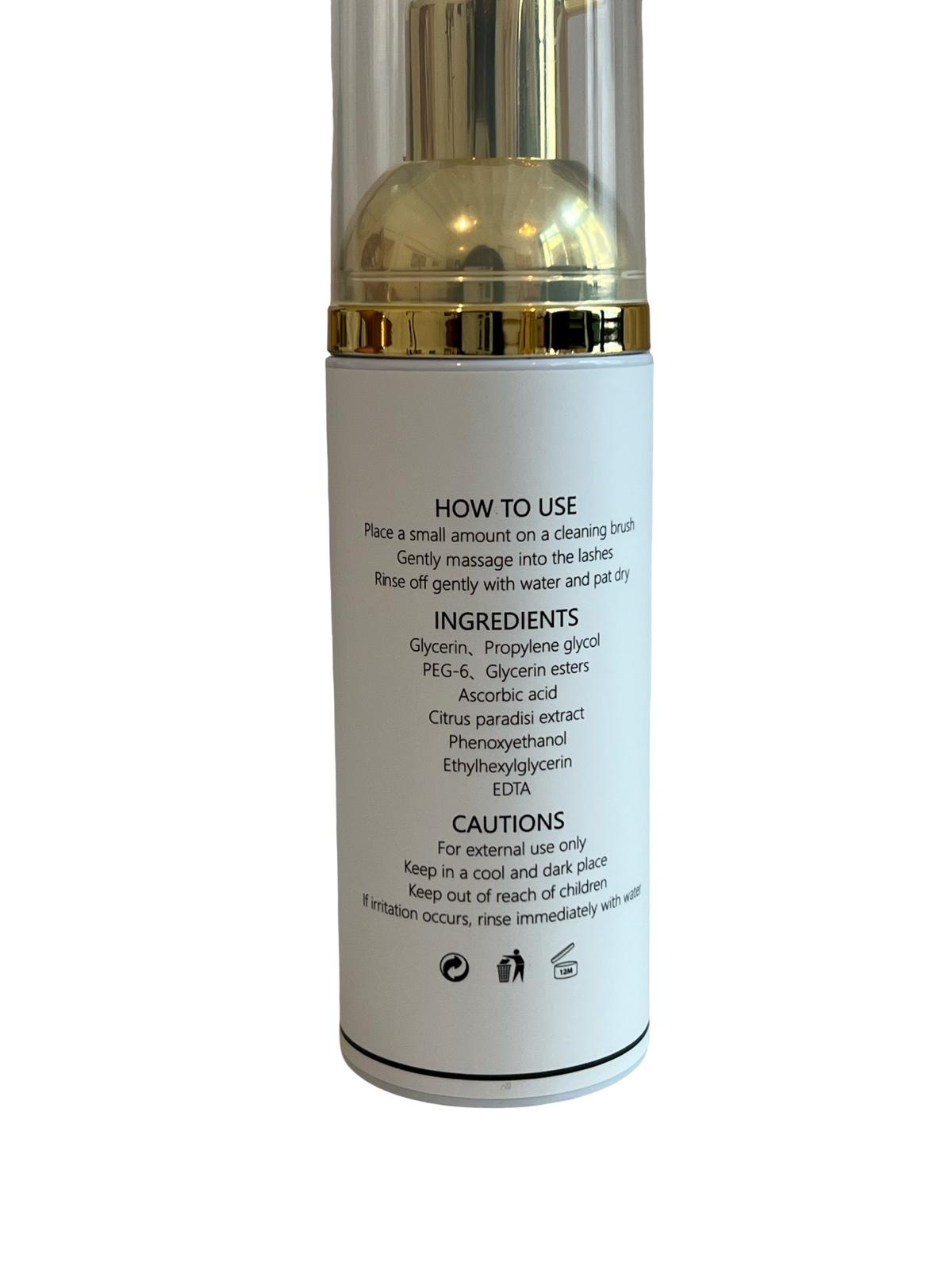 Shampoing Cils Doux Mousse Nettoyante sans huile (60 ml)